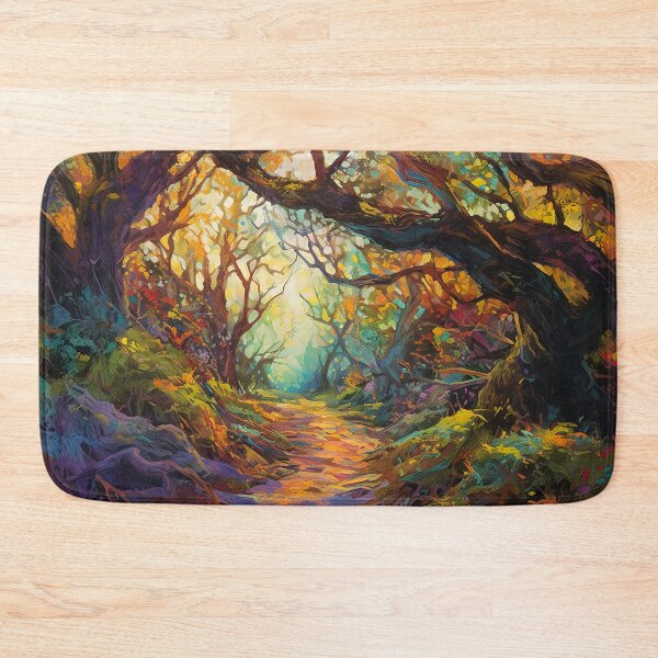 Item preview, Impressionistic woods painting designed and sold by Art by Lilia.