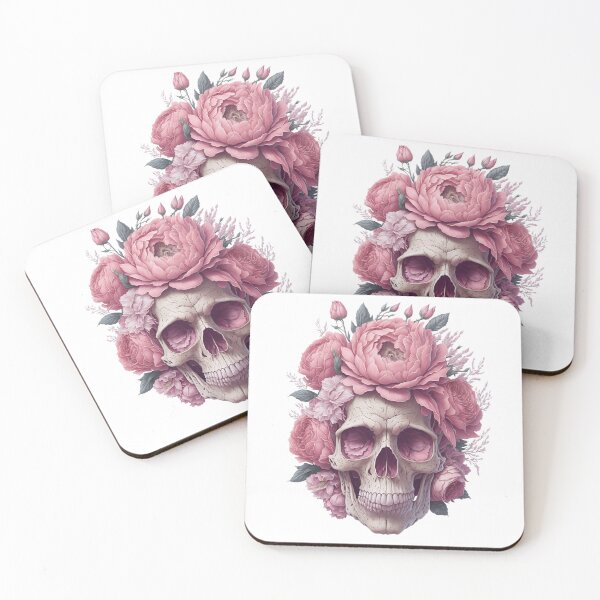 Item preview, Peony Skull designed and sold by Seljomoon.