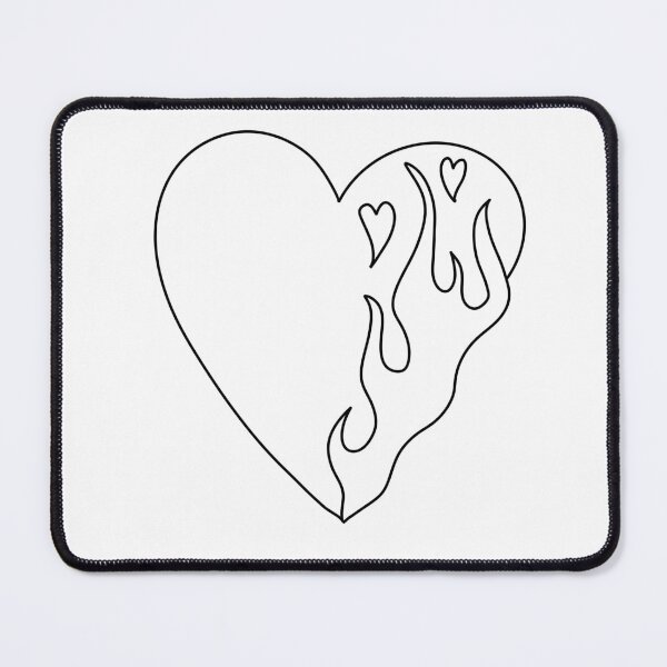 Item preview, Flaming Heart designed and sold by PeachPxe.