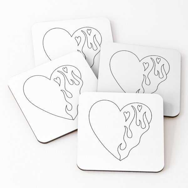 Item preview, Flaming Heart designed and sold by PeachPxe.