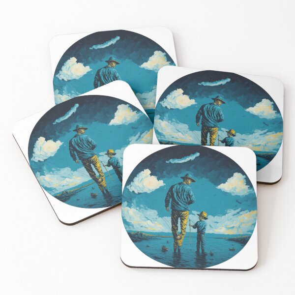 Item preview, Father and Son Fishing  designed and sold by Sonipova.