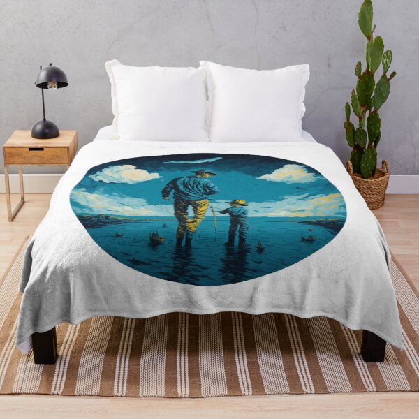 Item preview, Father and Son Fishing designed and sold by Sonipova.