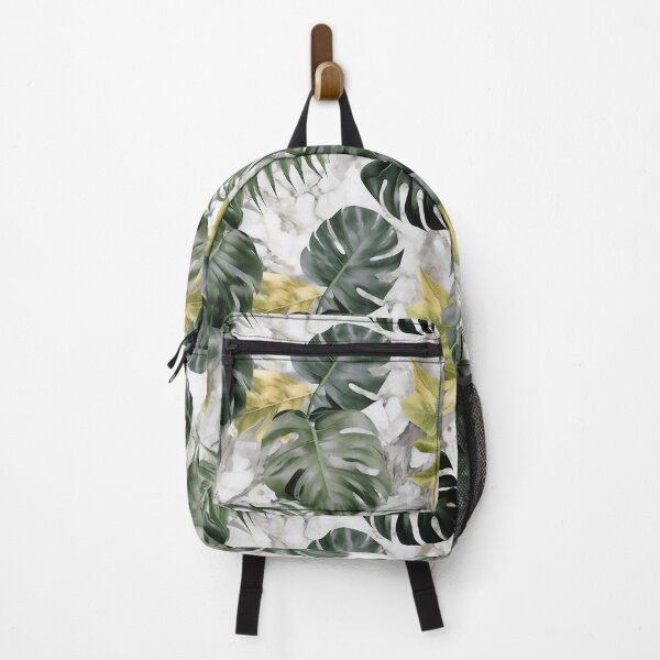 Artikelvorschau, Marble and Monstera Pattern entworfen und verkauft von CrittersHub.