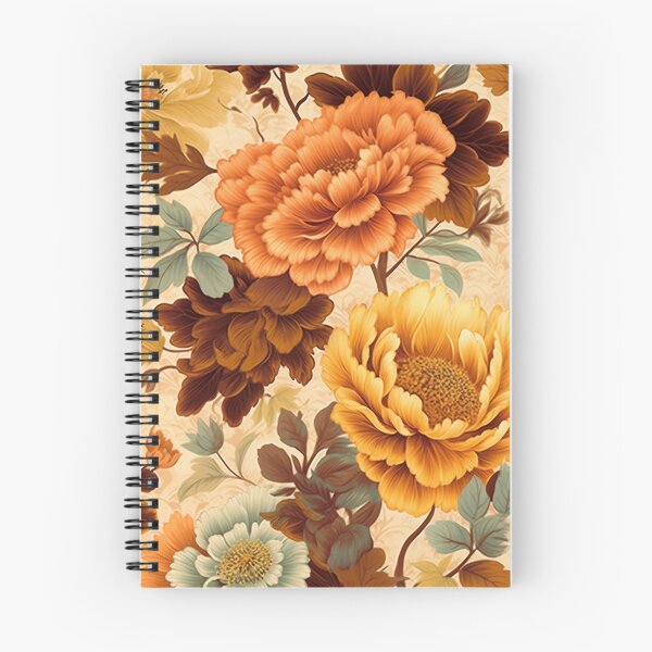 Item preview, Vintage Marigold Flowers Pattern designed and sold by TPhanDesign.