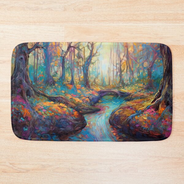 Item preview, Impressionistic woods painting 1 designed and sold by Art by Lilia.