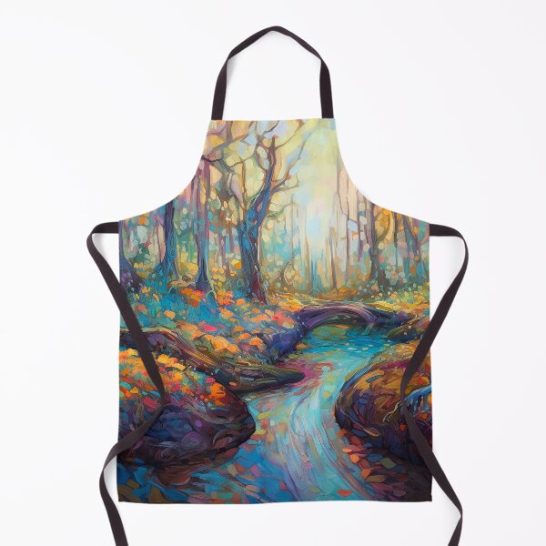 Item preview, Impressionistic woods painting 1 designed and sold by Art by Lilia.
