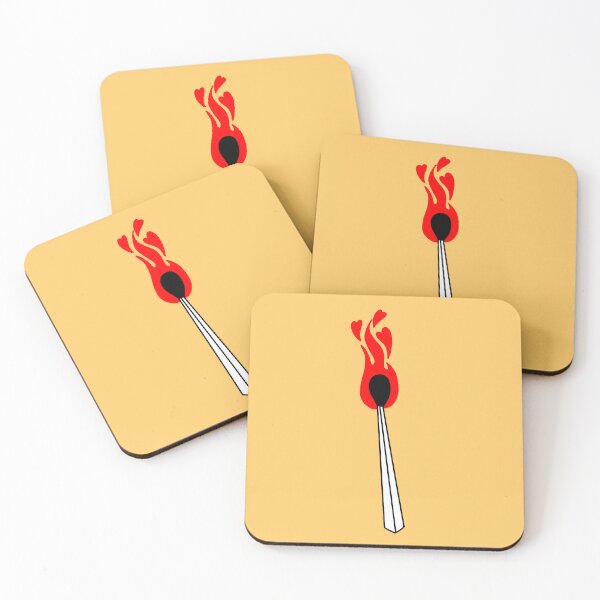 Item preview, Flaming Heart Match designed and sold by PeachPxe.