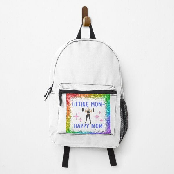 Item preview, Lifting mom equals Happy mom - Rainbow morning workout designed and sold by AdiRemba.