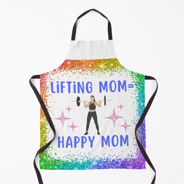 Item preview, Lifting mom equals Happy mom - Rainbow morning workout designed and sold by AdiRemba.