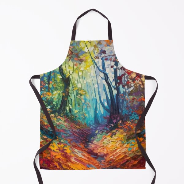 Item preview, Impressionistic woods painting 2 designed and sold by Art by Lilia.