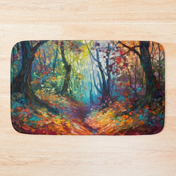 Item preview, Impressionistic woods painting 2 designed and sold by Art by Lilia.