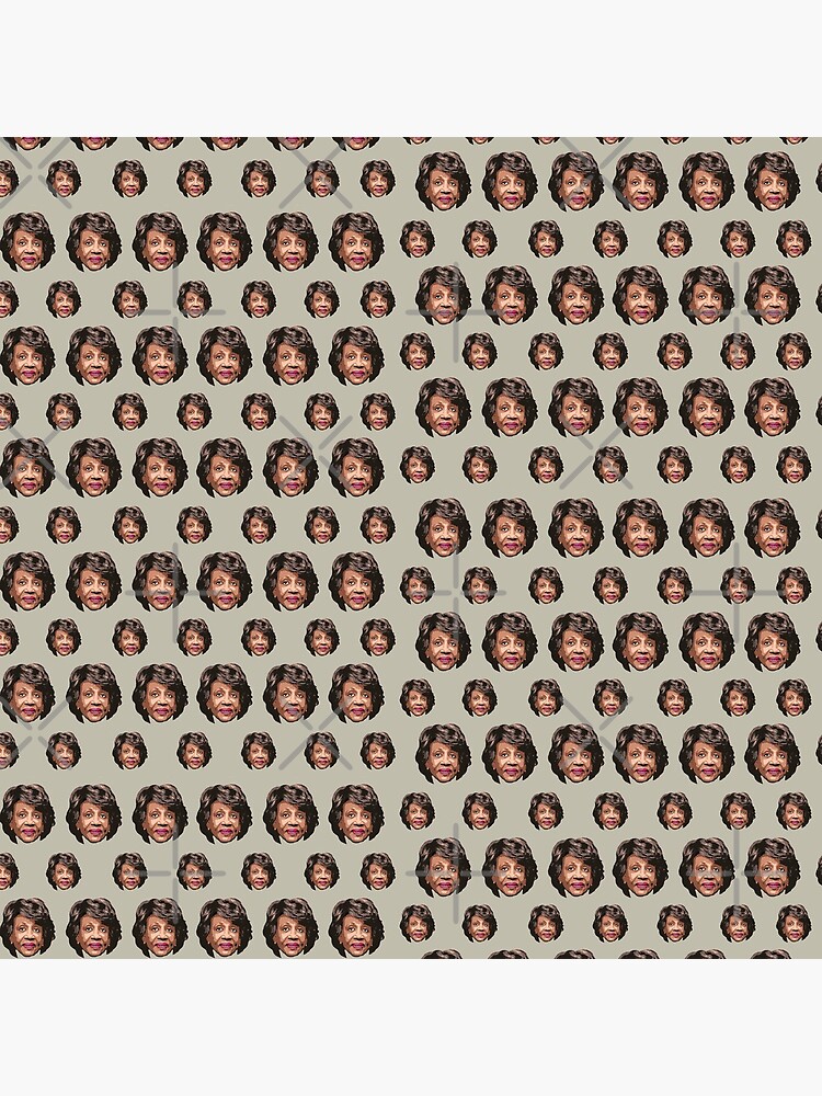 Maxine Waters Pattern by popdesigner