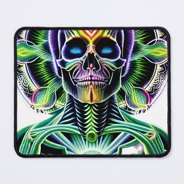 Item preview, Meditating Skull Guy designed and sold by MatrixTattoo.