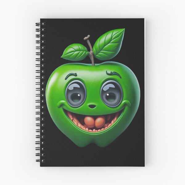 Item preview, Cute and Adorable Charming Smiling Green Apple designed and sold by PC-artist.