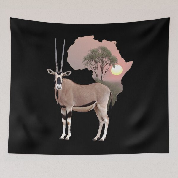 Item preview, Oryx Africa - Antelope - Gazelle - Wildlife designed and sold by TShirtsundMehr.