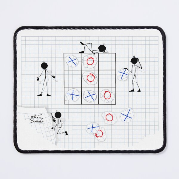 Item preview, Miniyos playing tic tac toe designed and sold by AnaSanchez.