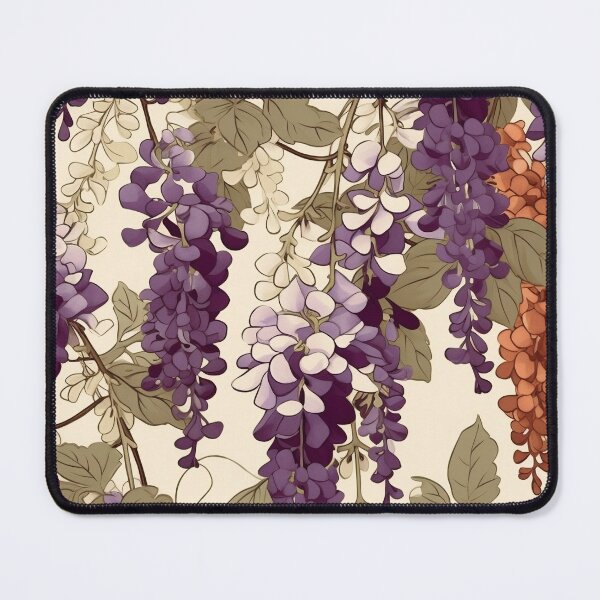Item preview, Vintage Wisteria Flowers Pattern designed and sold by TPhanDesign.