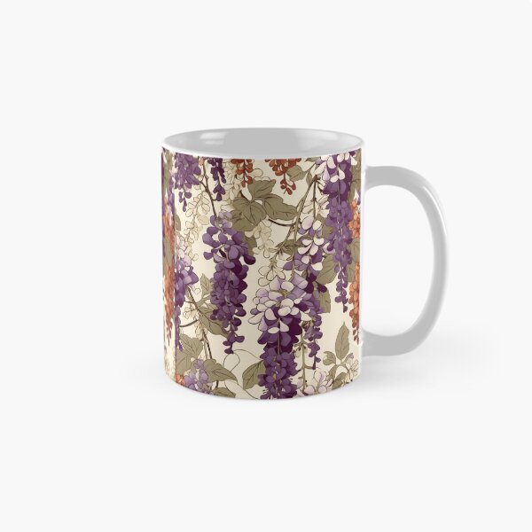 Item preview, Vintage Wisteria Flowers Pattern designed and sold by TPhanDesign.