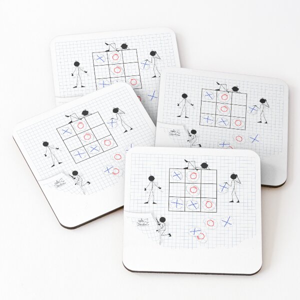 Item preview, Miniyos playing tic tac toe designed and sold by AnaSanchez.