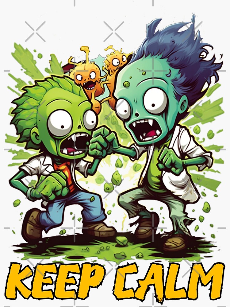 Zombie Art, Plants Vs Zombies, Vintage, Plants, Drawings - Pvz