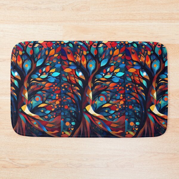Item preview, A painting of a colorful tree with lots of leaves designed and sold by Hillol Bora.