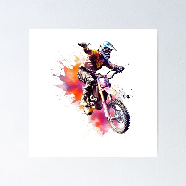 Item preview, Motocross Dirt Bikes  designed and sold by stickercuffs.