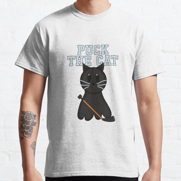 Puck the Cat - Ice Hockey Ghost Classic T-Shirt