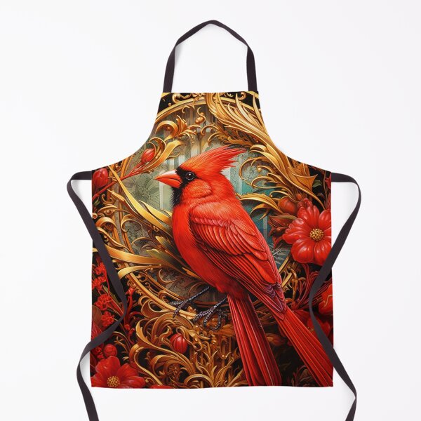 Item preview, pájaro rojo de la vendimia designed and sold by Art by Lilia.