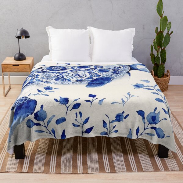 Item preview, Majestic sea turtle in navy blue designed and sold by hamptonstyle.