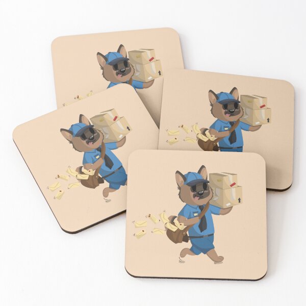 Item preview, Post dog  designed and sold by Purplepugprints.