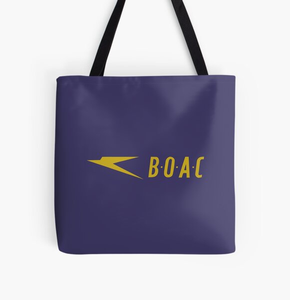 BOAC Flight Bag C1960s, Classic White on Blue. British Overseas Airline  Company. With Pamphlet Featuring Vintage Adverts and Flight Maps - Etsy  Sweden