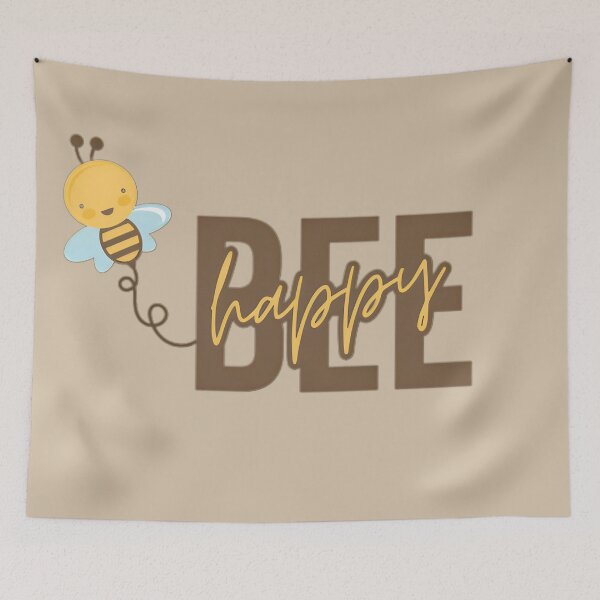 Item preview, abeja feliz designed and sold by EnchantedThread.
