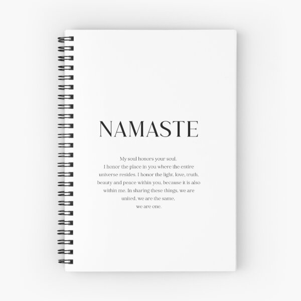 Item preview, Namaste, Definición namaste, Mi alma honra tu alma designed and sold by happyluz.
