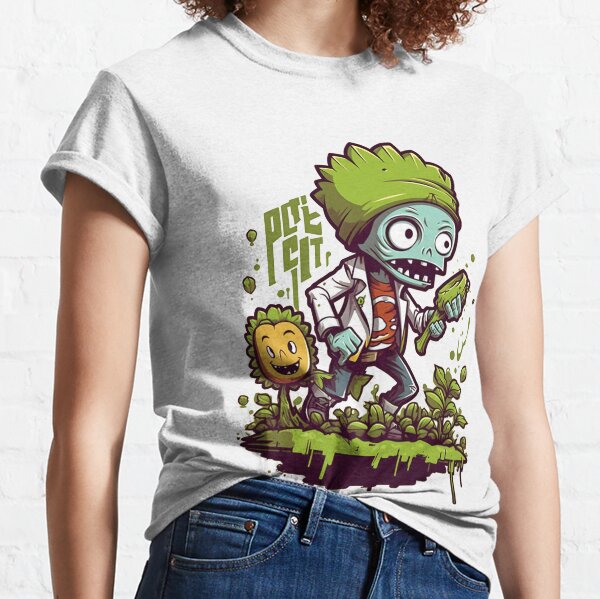 Zombie Grossing Plants vs Zombies T-Shirts