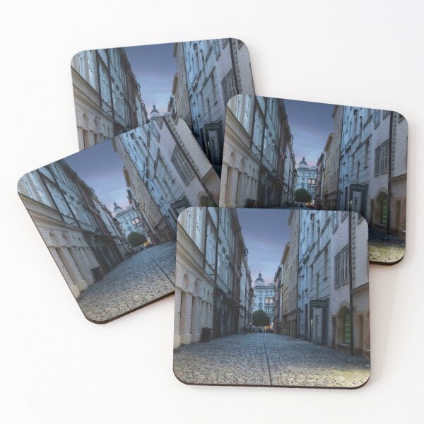 Item preview, Blue Hour Street In Prague - Digital Painting ©  designed and sold by © Hany G. Jadaa © Prince John Photography.