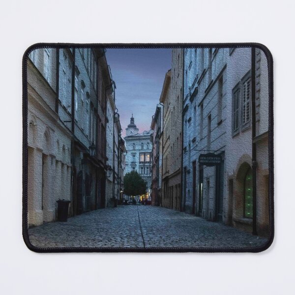 Item preview, Blue Hour Street In Prague - Digital Painting ©  designed and sold by © Hany G. Jadaa © Prince John Photography.