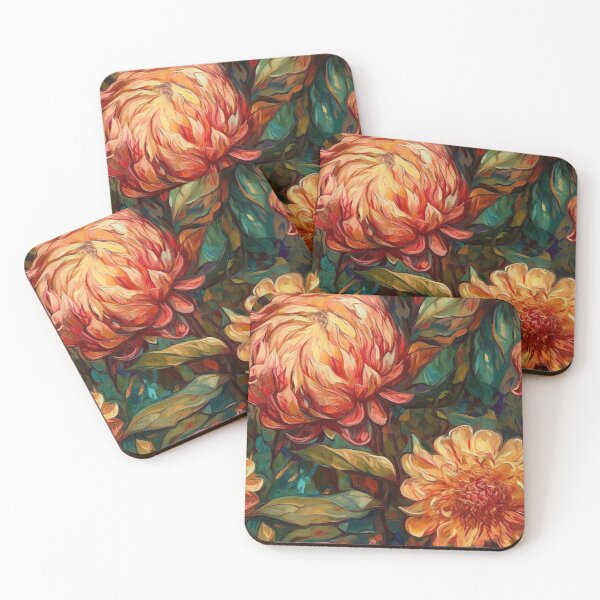 Item preview, Dahlia Floral Pattern designed and sold by Sturdust.