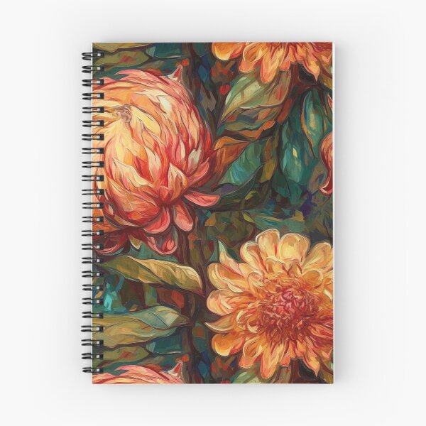Item preview, Dahlia Floral Pattern designed and sold by Sturdust.