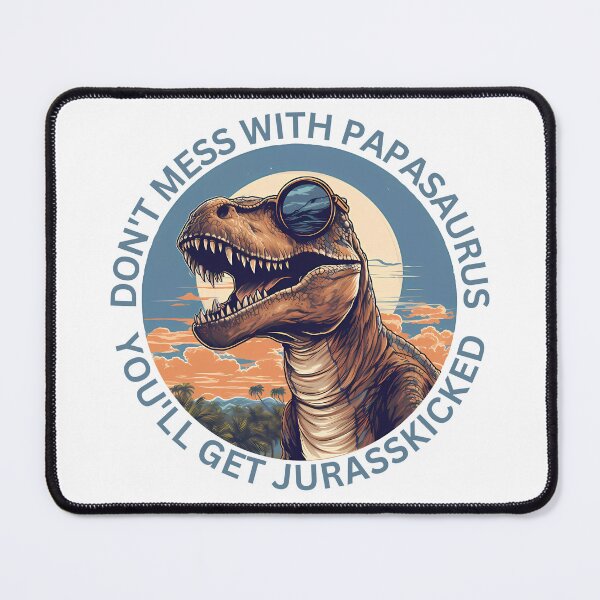 Item preview, Papasaurus Vintage Dad Father T-Rex Dinosaur Father's Day designed and sold by Slowerblue.