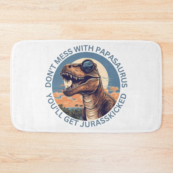 Item preview, Papasaurus Vintage Dad Father T-Rex Dinosaur Father's Day designed and sold by Slowerblue.