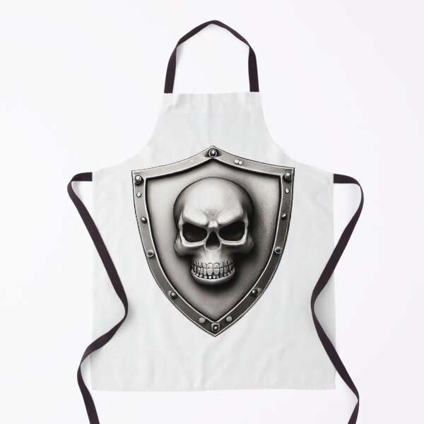 Item preview, Skull on shield art designed and sold by MantasDesign17.
