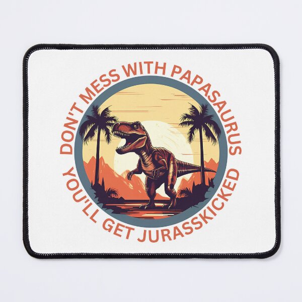 Item preview, Papasaurus Vintage Dad Father T-Rex Dinosaur Father's Day designed and sold by Slowerblue.