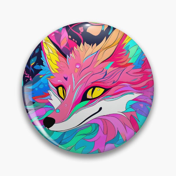 Item preview, Magic Fox in Rainbow Magical Forest designed and sold by SecretDicer.