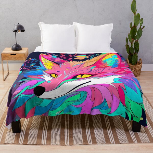 Item preview, Magic Fox in Rainbow Magical Forest designed and sold by SecretDicer.