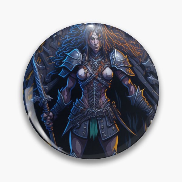 Item preview, Fierce and Funny: Female Barbarian Character Design for Diablo 4 designed and sold by harperjg.