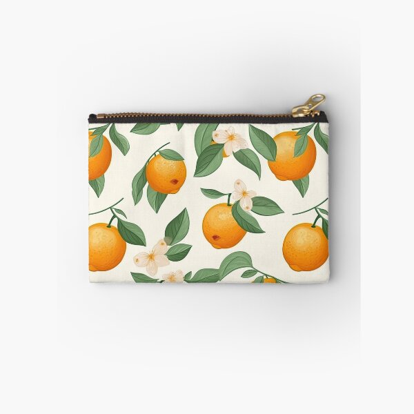 Item preview, Colorful Orange and Leaves Fruit Pattern designed and sold by Wonder Of Light.