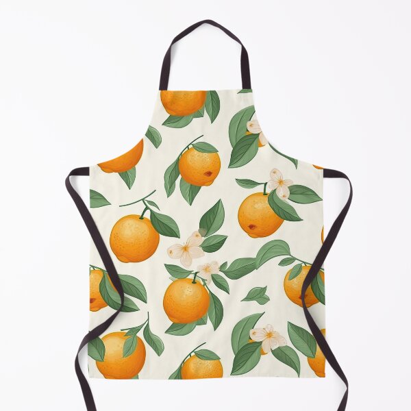 Item preview, Colorful Orange and Leaves Fruit Pattern designed and sold by Wonder Of Light.