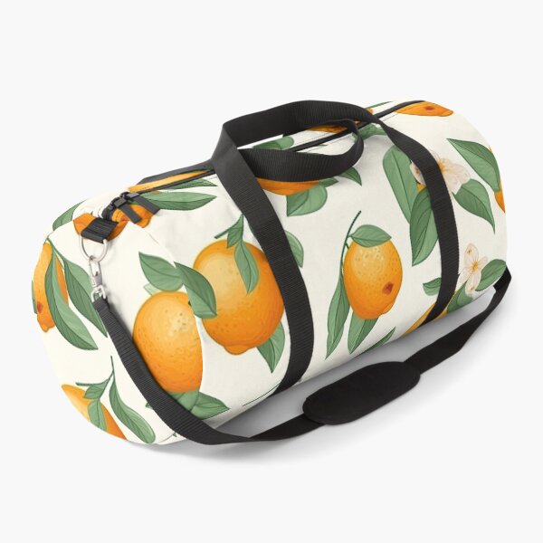Item preview, Colorful Orange and Leaves Fruit Pattern designed and sold by Wonder Of Light.