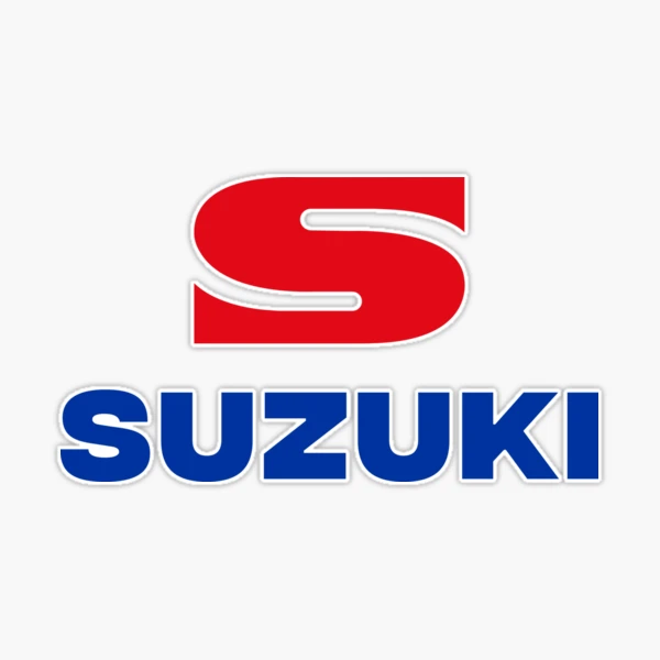 Suzuki Logo Brand Motorcycle Sticker, suzuki, text, logo, monochrome png |  PNGWing