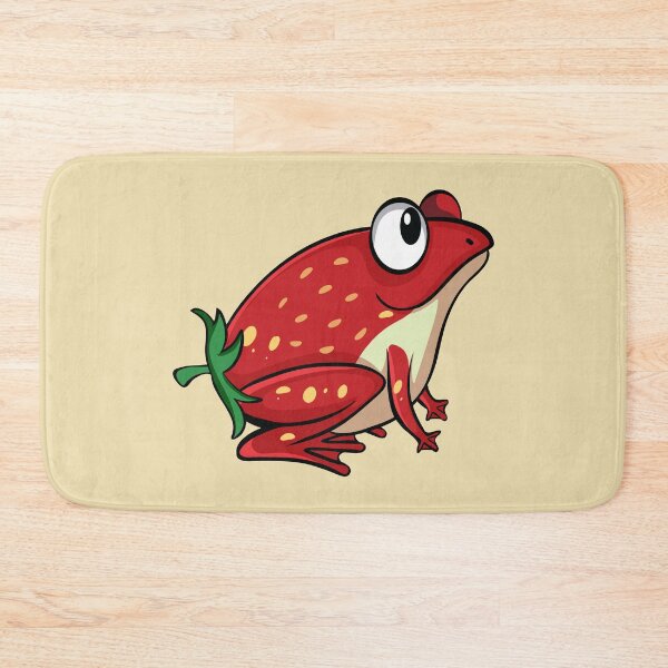 Item preview, Funny red strawberry frog fruit  designed and sold by Donutlovers.